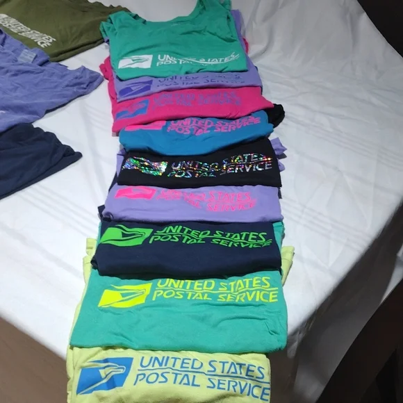 Huge LOT OF XXL 2XL  18 TOTAL USPS SHIRTS. 8 TEE SHIRTS AND 10 TANK TOPS - Picture 4 of 12